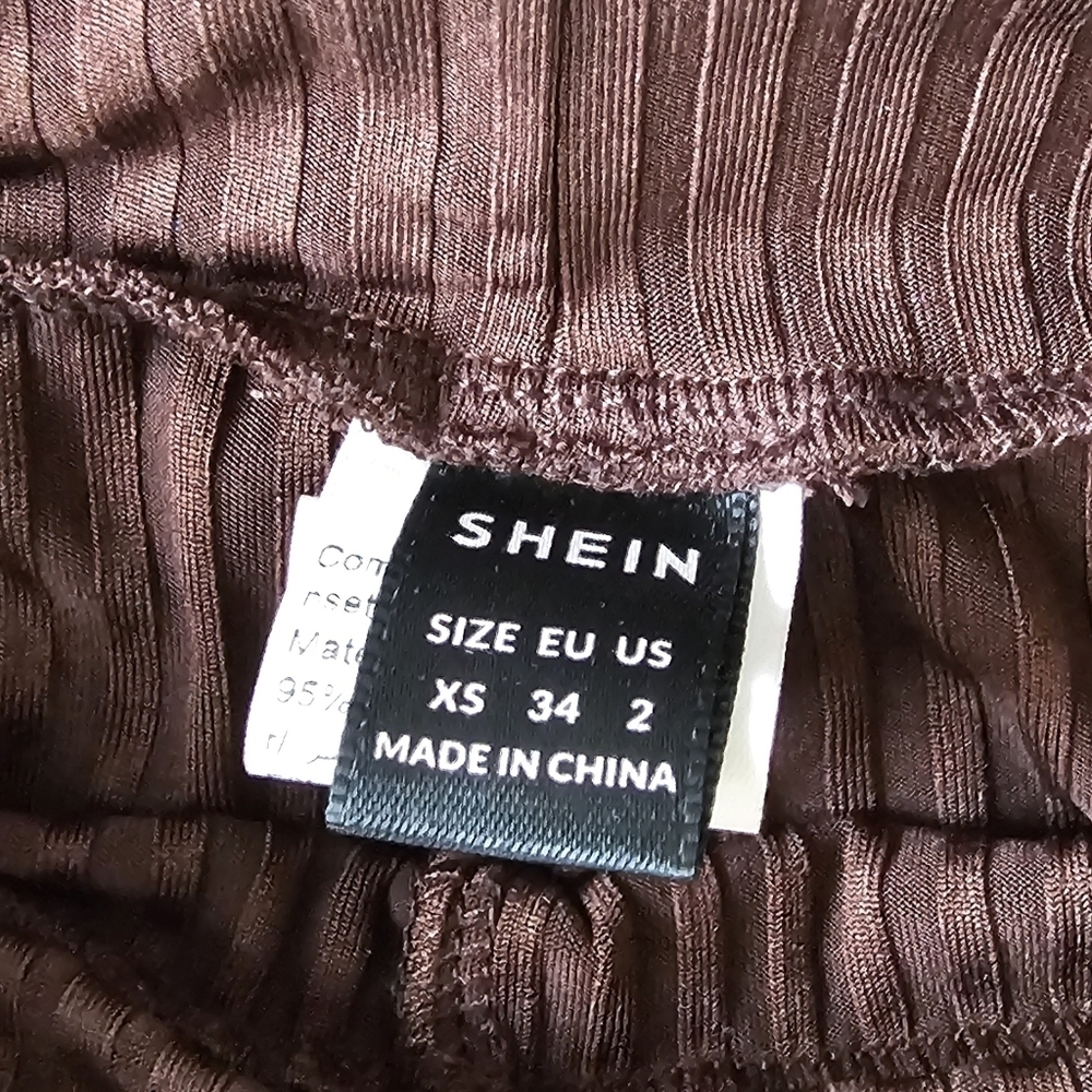 XSmall Brown Ribbed Pants - Picture 4 of 4